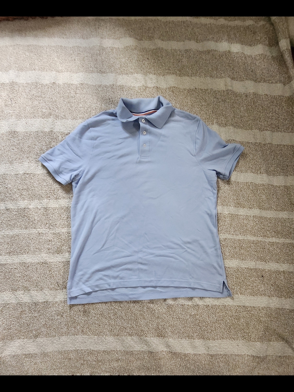 French Toast Light Blue Men's Polo Shirt